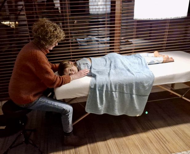 Kindermassage met mama of papa bij VIDA
